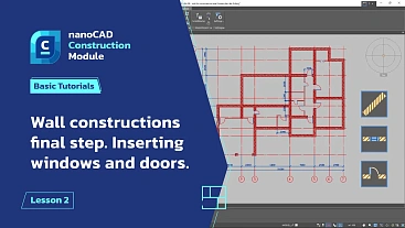 Finishing Walls. Adding Windows & Doors - Lesson 2
